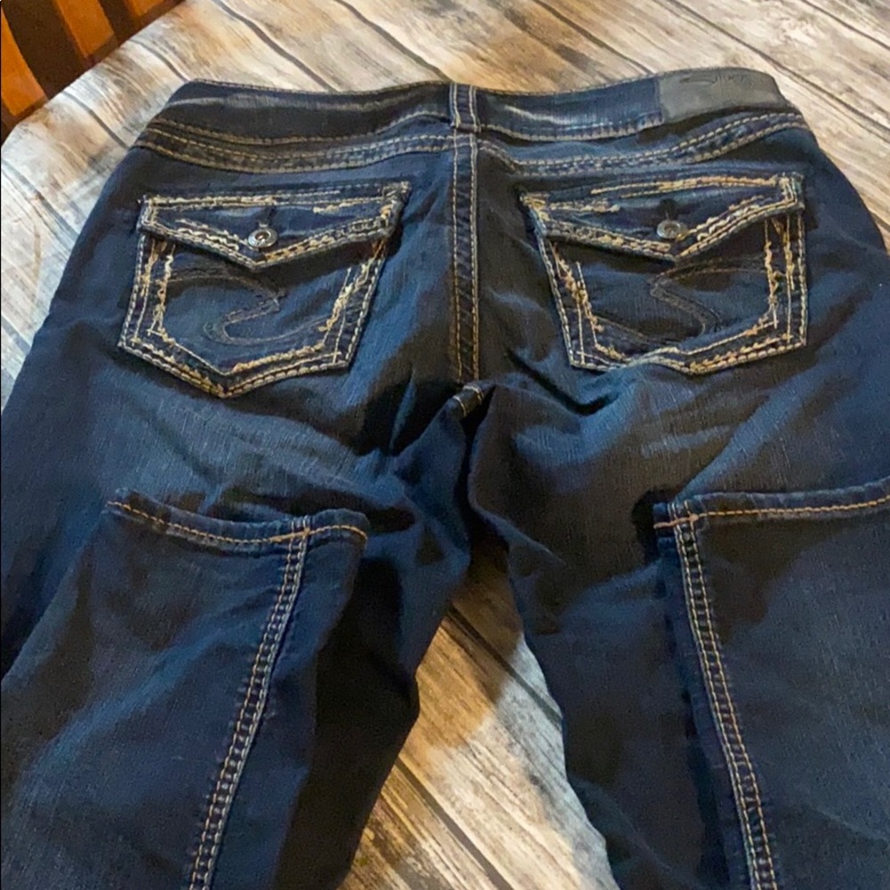 Silver jeans